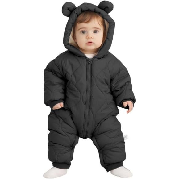 Snowsuit Newborn Winter Jumpsuit Romper Onesie Hoodies Toddler